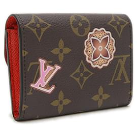 Louis Vuitton-Carteira compacta Rosali Monogram Candy da Louis Vuitton-Monograma