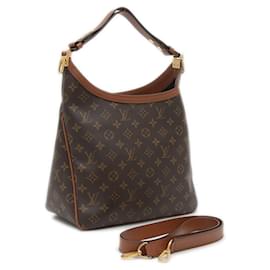 Louis Vuitton-Bolsa Hobo Dauphine MM 2WAY Monograma Reverso Louis Vuitton-Monograma