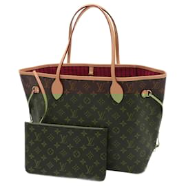 Louis Vuitton-Bolsa tote Monogram Neverfull MM da Louis Vuitton-Fuschia,Monograma