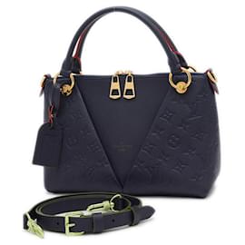 Louis Vuitton-Bolsa 2WAY V Tote BB Monogram Empreinte Louis Vuitton-Vermelho
