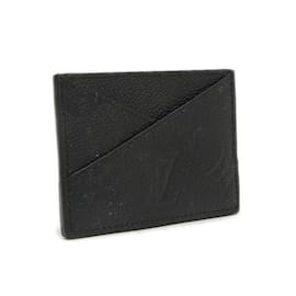 Louis Vuitton-Estojo para cartões Monogram Empreinte Louis Vuitton-Preto