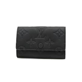 Louis Vuitton-Estojo para chaves Multicle 6 Monogram Shadow da Louis Vuitton-Preto