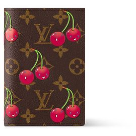 Louis Vuitton LV Murakami Passport holder new Red