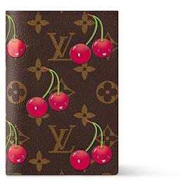 Louis Vuitton-Porta-passaporte LV Murakami novo-Vermelho