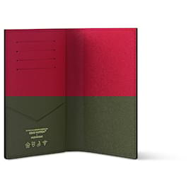 Louis Vuitton-Porta-passaporte LV Murakami novo-Vermelho