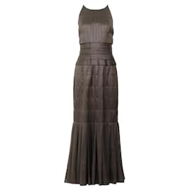 Chanel-Elegant Black Tie Dress-Black