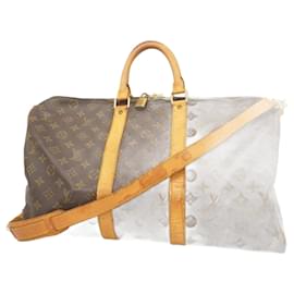 Louis Vuitton-Louis Vuitton Keepall Bandouliere 45-Brown