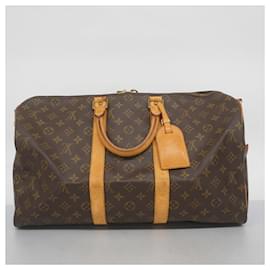 Louis Vuitton-Louis Vuitton Keepall Bandouliere 45-Brown