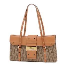 Christian Dior-Christian Dior Dior Trotter Street Chic Shoulder Bag-Beige