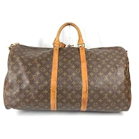 Louis Vuitton-Louis Vuitton Keepall Bandouliere 55-Brown