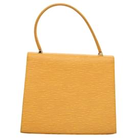 Louis Vuitton-LOUIS VUITTON Bolsa de mão Epi Malesherbes Tassili Amarelo Jonne M52379 Auth 119159-Outro
