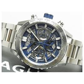 Tag Heuer-TAG HEUER Calibre Heuer02 Chronograph limited CBG2019.BA0662 Mens-Silvery