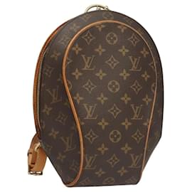 Louis Vuitton-LOUIS VUITTON Monogram Ellipse Mochila Bolsa de Ombro M51125 LV Auth 120984-Monograma