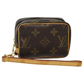 Louis Vuitton-LOUIS VUITTON Monogram Trousse Wapity Pouch M58030 LV Auth 121582-Monograma