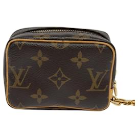 Louis Vuitton-LOUIS VUITTON Monogram Trousse Wapity Pouch M58030 LV Auth 121582-Monograma