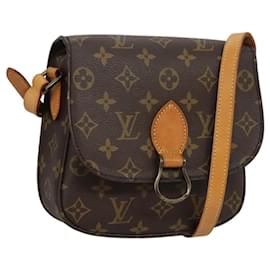 Louis Vuitton-LOUIS VUITTON Monogram Saint Cloud MM Bolsa de Ombro M51243 LV Auth 119827-Monograma