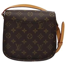 Louis Vuitton-LOUIS VUITTON Monogram Saint Cloud MM Bolsa de Ombro M51243 LV Auth 119827-Monograma