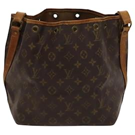 Louis Vuitton-LOUIS VUITTON Monogram Petit Noe Bolsa de Ombro M42226 LV Auth 119729-Monograma