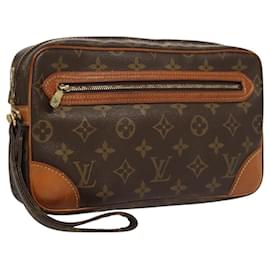 Louis Vuitton-LOUIS VUITTON Monogram Marly Dragonne GM Bolsa Clutch M51825 LV Auth yk17975-Monograma