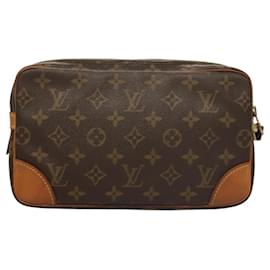 Louis Vuitton-LOUIS VUITTON Monogram Marly Dragonne GM Bolsa Clutch M51825 LV Auth yk17975-Monograma