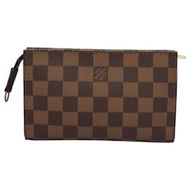 Louis Vuitton-LOUIS VUITTON Poche Marais Damier Ebene LV Auth 121568-Outro