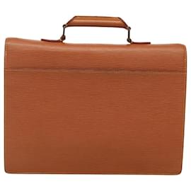 Louis Vuitton-LOUIS VUITTON Epi Serviette Conselheiro Zipangu Ouro M54428 LV Auth 119732-Outro