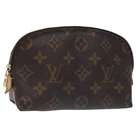 Louis Vuitton-LOUIS VUITTON Pochette Cosmética Monogram PM Bolsa Cosmética M47515 LV Auth hk2545-Monograma