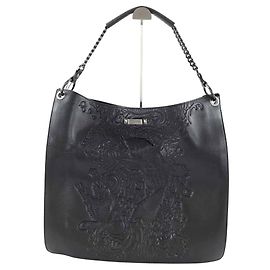 Jean Paul Gaultier Cabas en cuir Noir