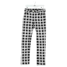 Louis Vuitton-Straight cotton pants-Black