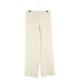 Hermès-Wide linen pants-Cream