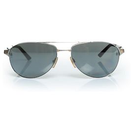 Gafas de sol plateadas Cartier, Santos Dumont Plata Dorado