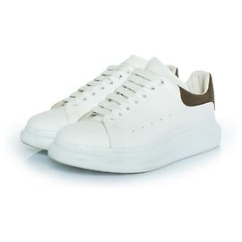 Alexander McQueen, Baskets Oversized Larry Blanc Vert