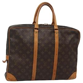 Louis Vuitton-LOUIS VUITTON Monogram Porta Documentos Viagem Bolsa de Negócios M52005 Auth sw472-Monograma