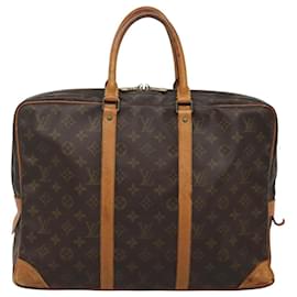 Louis Vuitton-LOUIS VUITTON Monogram Porta Documentos Viagem Bolsa de Negócios M52005 Auth sw472-Monograma