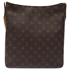 Louis Vuitton-LOUIS VUITTON Bolsa de Ombro Monogram Looping GM M51145 LV Auth 120498-Monograma
