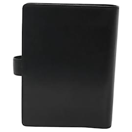 Louis Vuitton-LOUIS VUITTON Agenda Nomad MM Capa de Planejador Diário Preto R20478 LV Auth hk2552-Preto