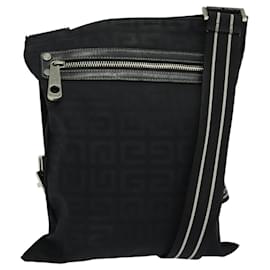 Givenchy-GIVENCHY Shoulder Bag Nylon Black Auth am8165-Black