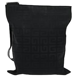 Givenchy-GIVENCHY Shoulder Bag Nylon Black Auth am8165-Black