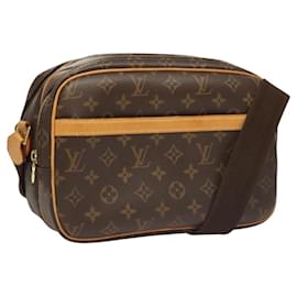 Louis Vuitton-LOUIS VUITTON Bolsa de Ombro Monogram Reporter PM M45254 LV Auth PP470-Monograma