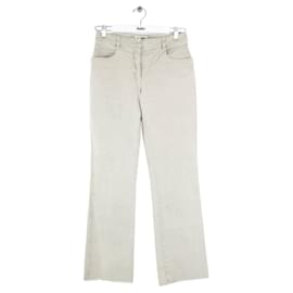 Chanel-Straight cotton jeans-Grey