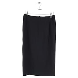 Valentino-Wool skirt-Black