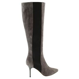 Jimmy Choo Botas de camurça cinzas Cinza