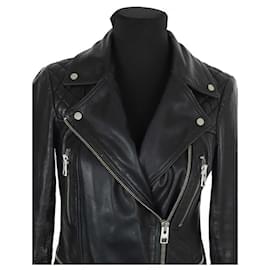 All Saints-Leather jacket-Black