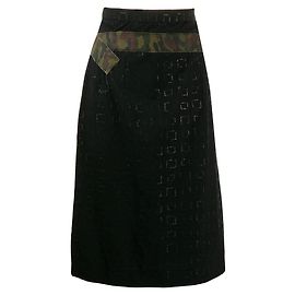 Comme Des Garcons Comme des Garçons Black Wool Skirt - 2000s Black