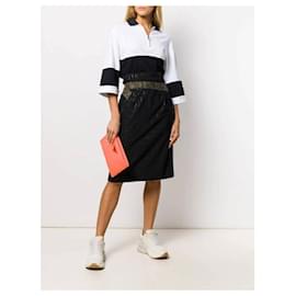 Comme Des Garcons-Comme des Garçons Black Wool Skirt - 2000s-Black