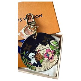 Chaveiro de bolsa Louis Vuitton Panda e Vivienne Multicor