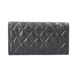 Chanel-Chanel Classic Long Flap Wallet-Black