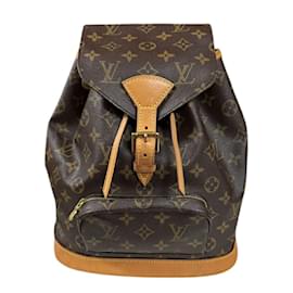 Louis Vuitton-Mochila Monogram Montsouris MM da Louis Vuitton-Marrom,Monograma