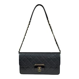 Chanel-Chanel Matelasse Shoulder Bag-Black