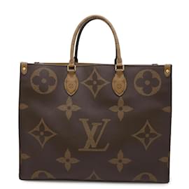 Louis Vuitton-Bolsa tote Monogram Reverse Louis Vuitton-Vermelho